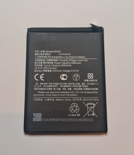 Akku für Xiaomi Redmi Note 10 / 10S NEU BN59 5000mAh Accu 48_h Blitzversand