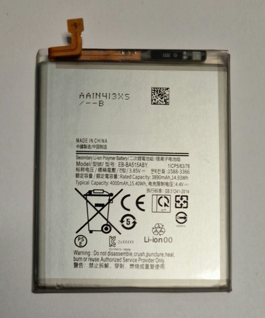 Akku für Samsung Galaxy A51 A515F EB-BA515ABY Accu Battery Pack 48h_Blitzversand