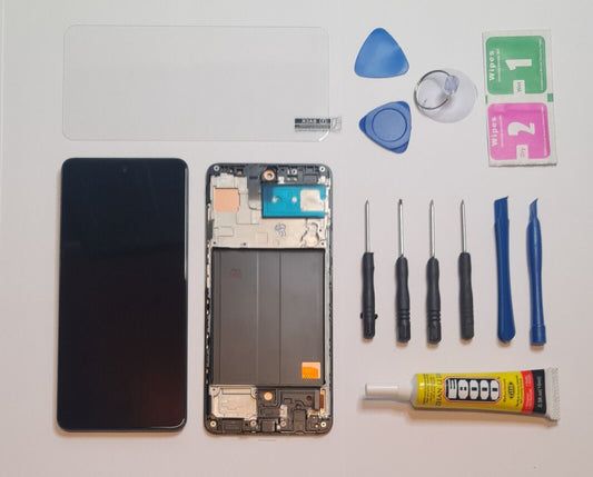Display Samsung Galaxy A51 A515 (OLED) Bildschirm LCD Touch mit Fingerprint