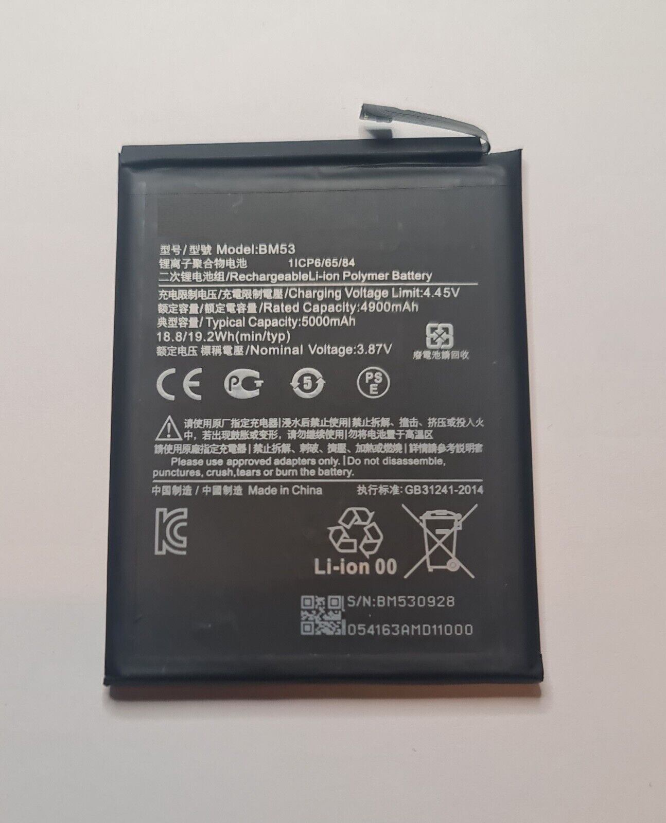 Akku für Xiaomi Mi 10T /  10T Pro Batterie NEU BM53 5000mAh 48h_Blitzversand