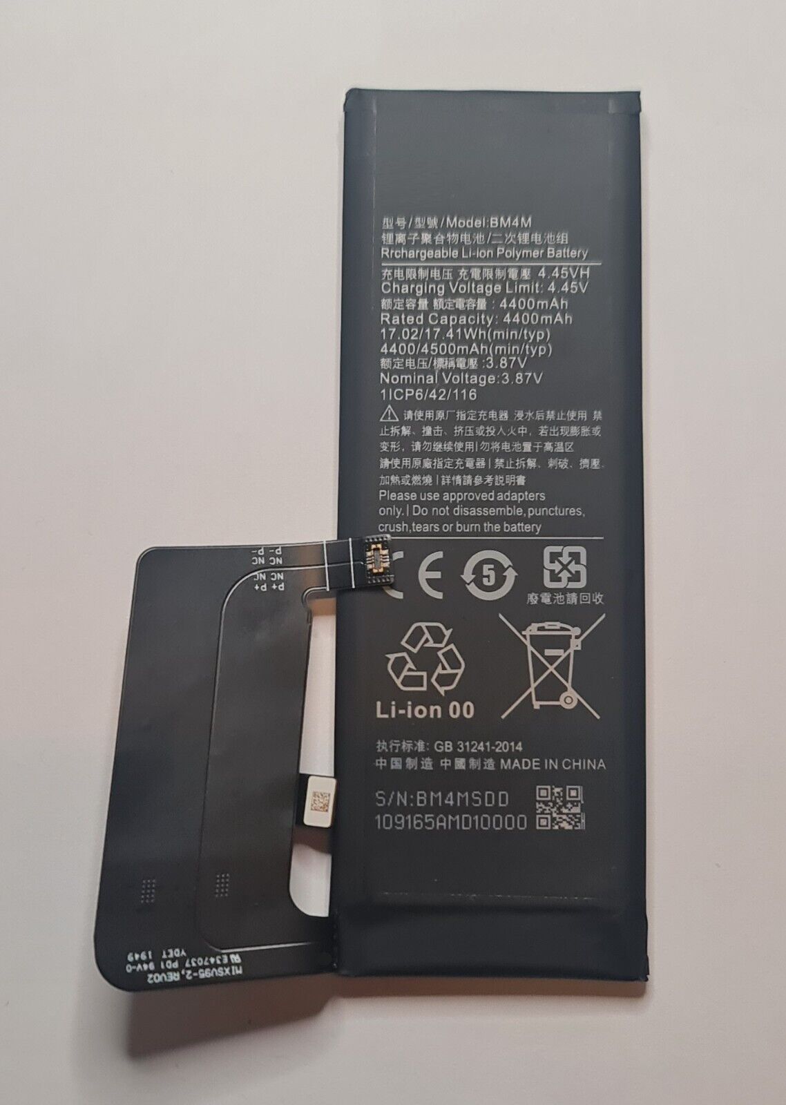 Akku für Xiaomi Mi 10 Pro Batterie NEU BM4M 4500mAh Battery 48h_Blitzversand