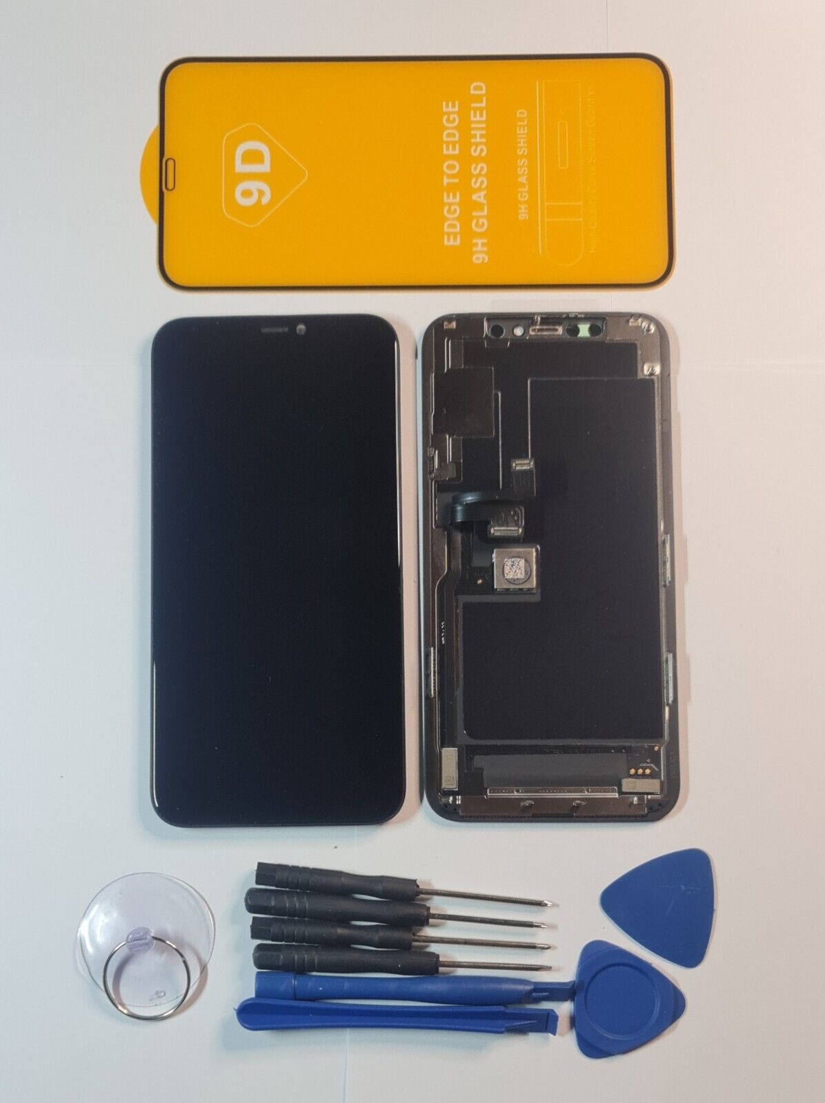 iPhone 11 Pro Max Display Ersatz 3D LCD Set OEM Qualität mit Schutzglas+Werkzeug