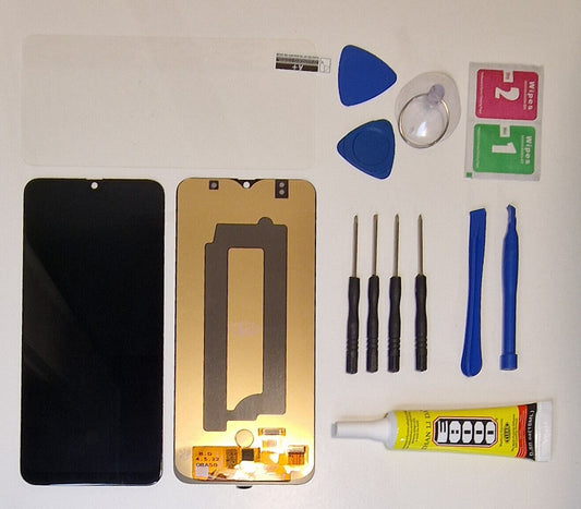 Display Samsung Galaxy A50 A50s A505F A507F OLED LCD ohne Rahmen mit Fingerprint