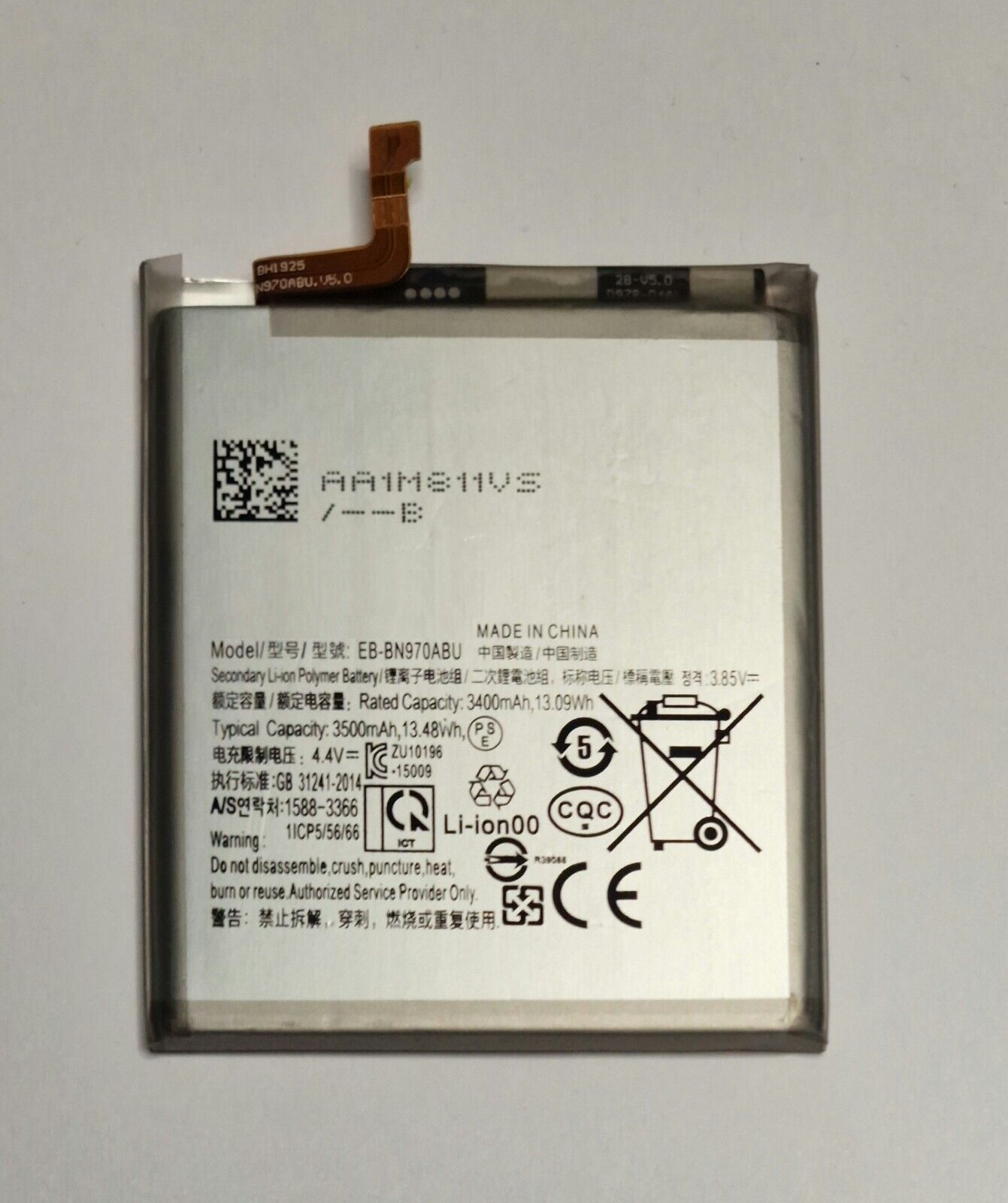 Akku für Samsung Galaxy Note 10 N970F EB-BN970ABU Battery Accu 48h_Blitzversand