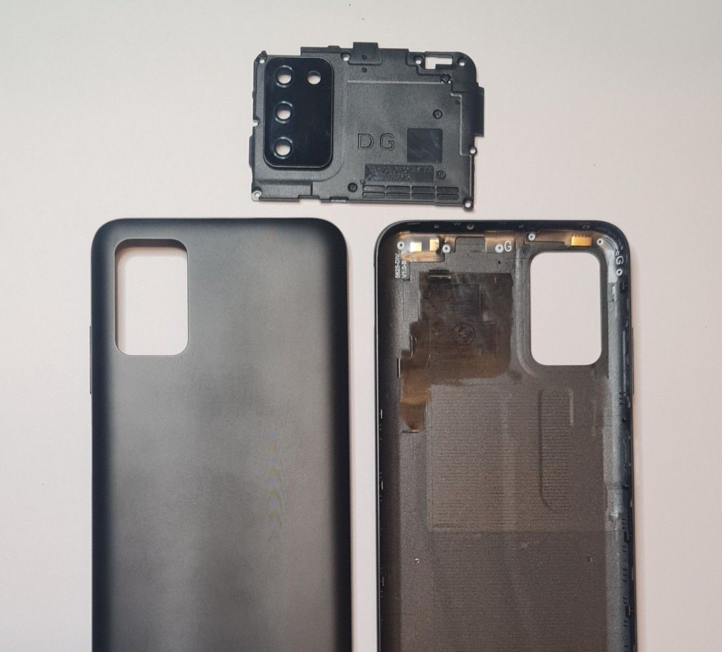 Akkudeckel für Samsung Galaxy A03s Backcover Abdeckung + Linse 48h_Blitzversand