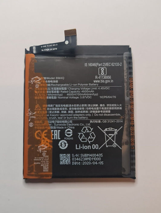 Akku für Xiaomi Poco F2 Pro / Redmi K30 Pro NEU BM4Q 4700mAh 48h_Blitzversand